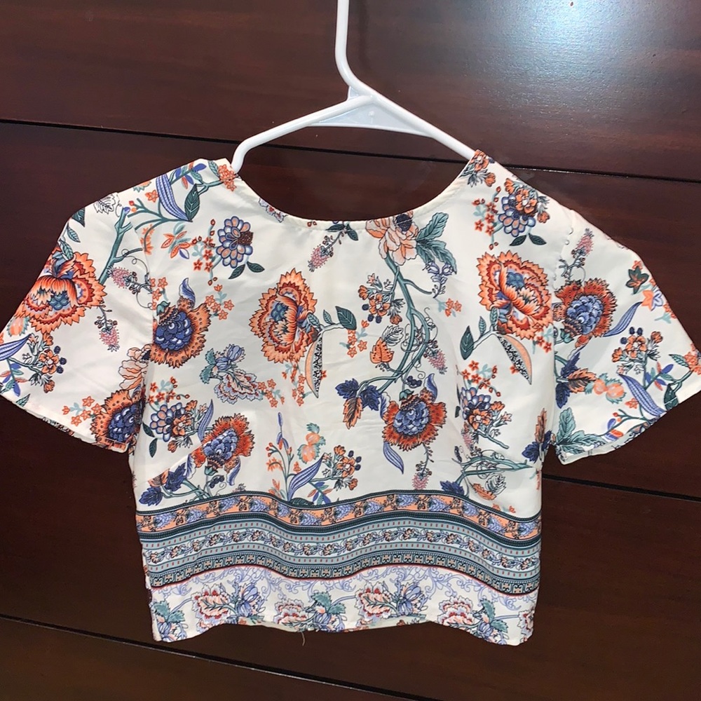 Fancy floral top and bottom